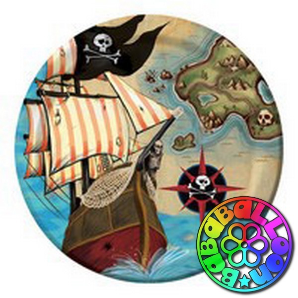 piatto-18-cm-pirati-pirate-s-map-conf-8-pz