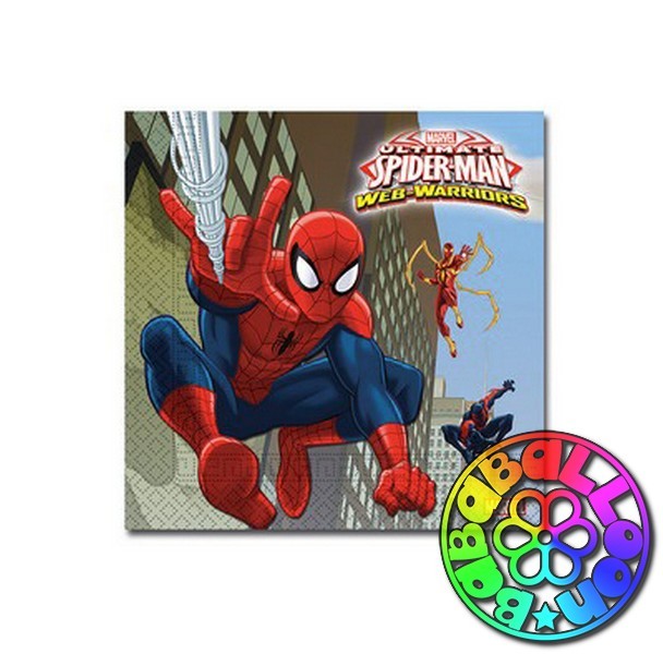 tovagliolo-33x33-cm-spiderman-conf-20-pz