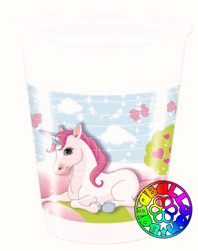 bicchiere-200-ml-unicorno-conf-8-pz